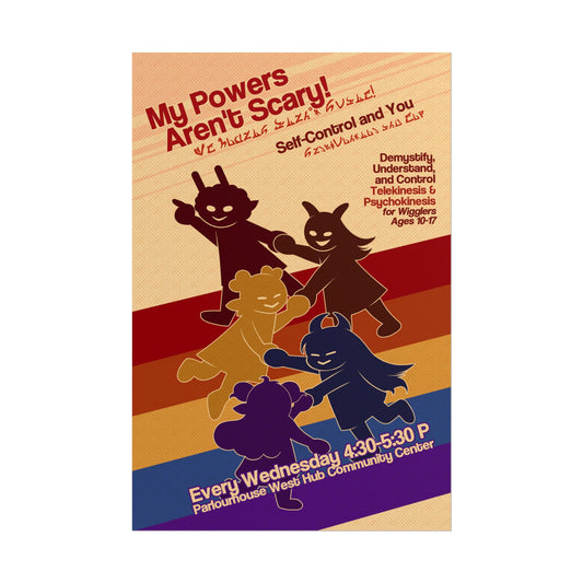 Kittyquest "My Powers Aren't Scary!" Print