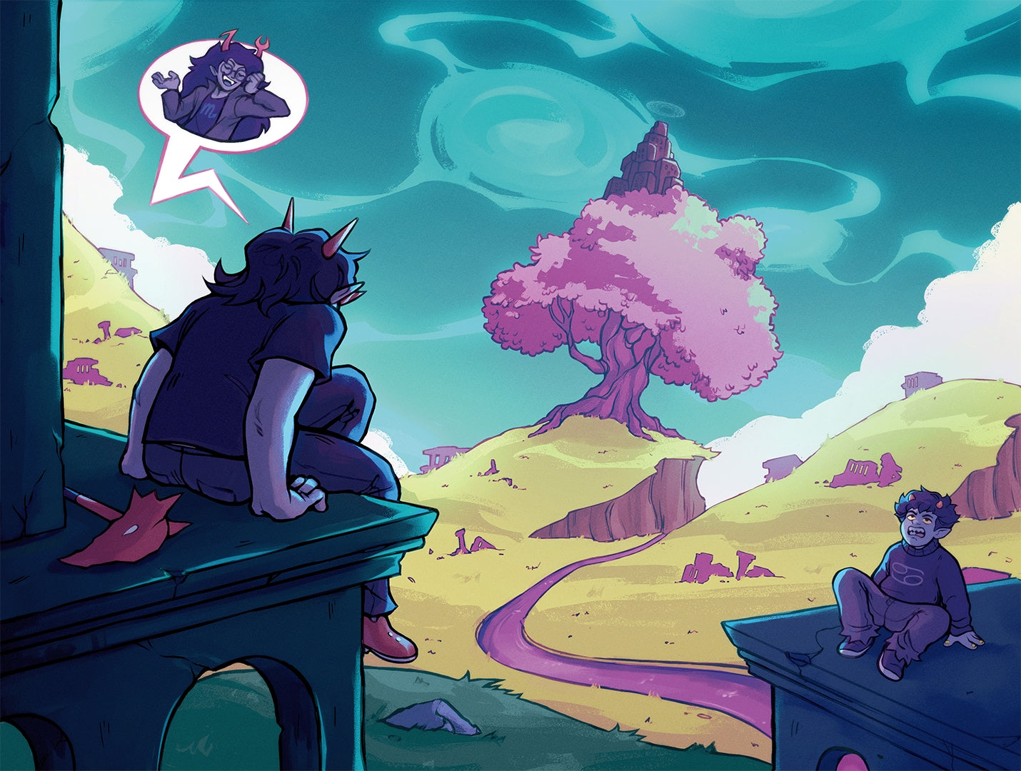 May 2025 "Land of Thought and Flow" Print