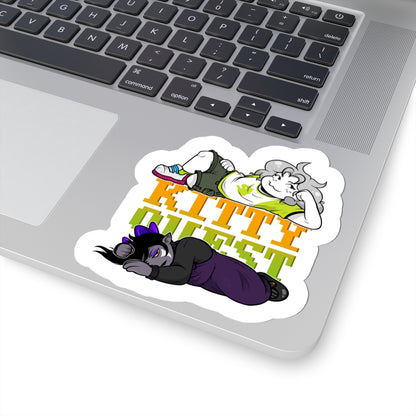 Kittyquest "KITTYQUEST" Color Sticker