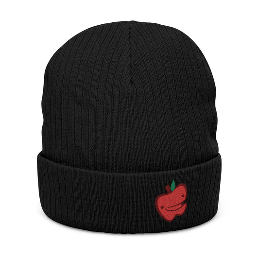 FRAF "Crab Apple" Embroidered Knit Beanie