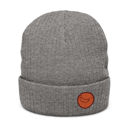 FRAF "Mandarin Orange" Embroidered Knit Beanie