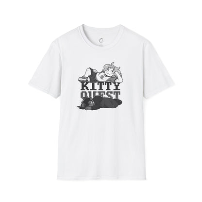 Kittyquest "KITTYQUEST" B&W T-Shirt