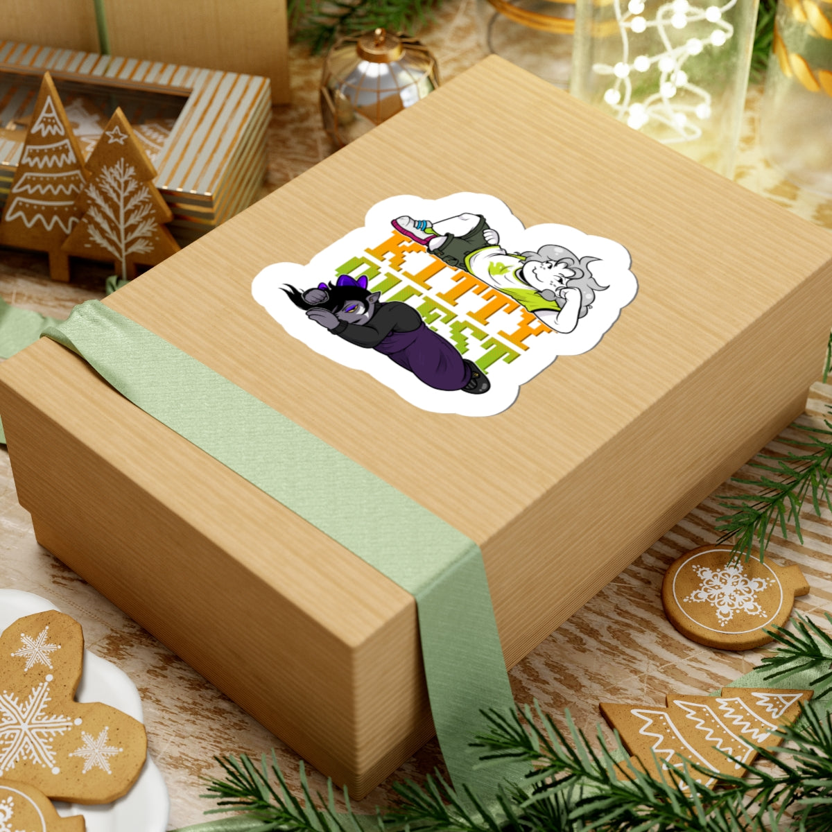 Kittyquest "KITTYQUEST" Color Sticker