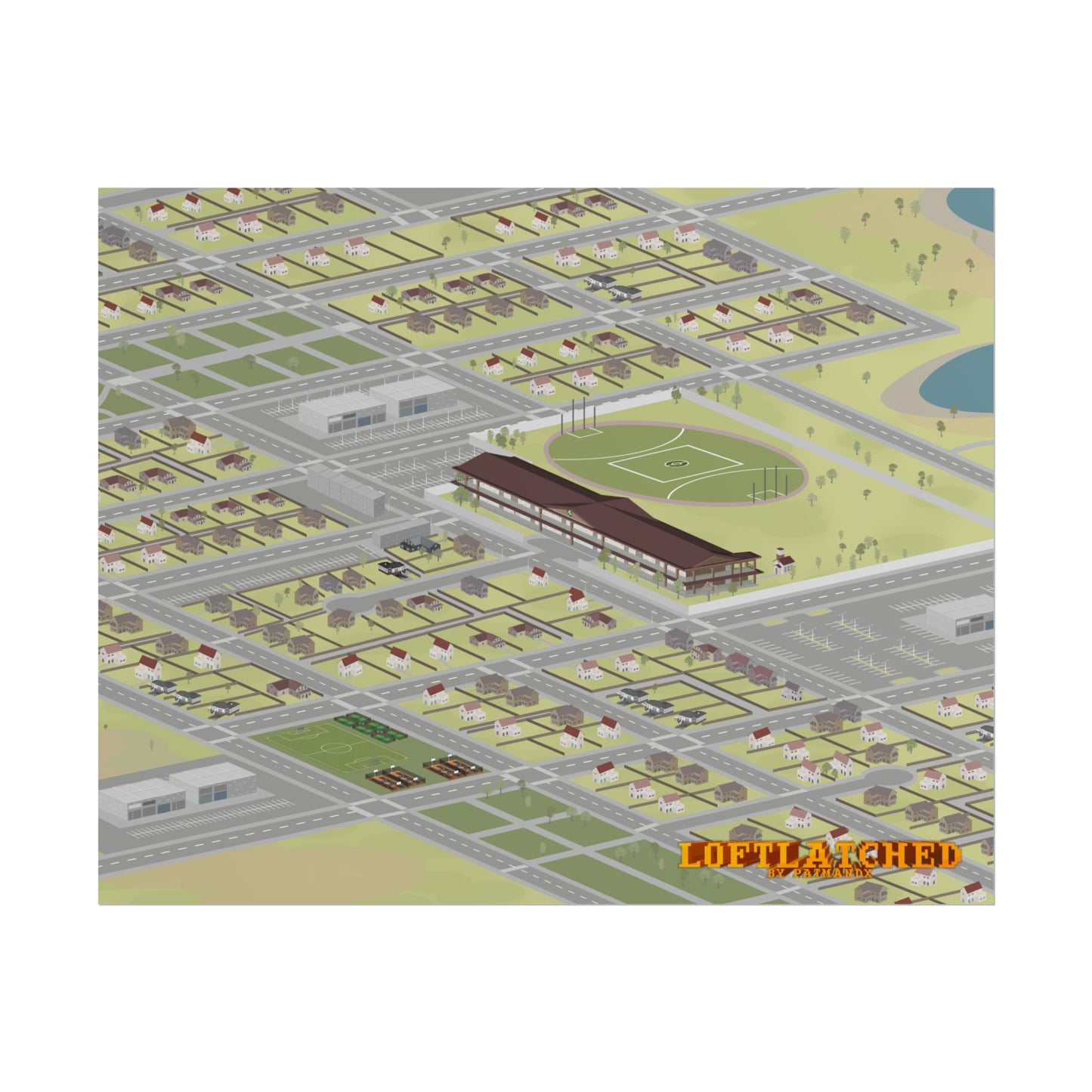 Loftlatched "Theo Urban Sprawl" Poster