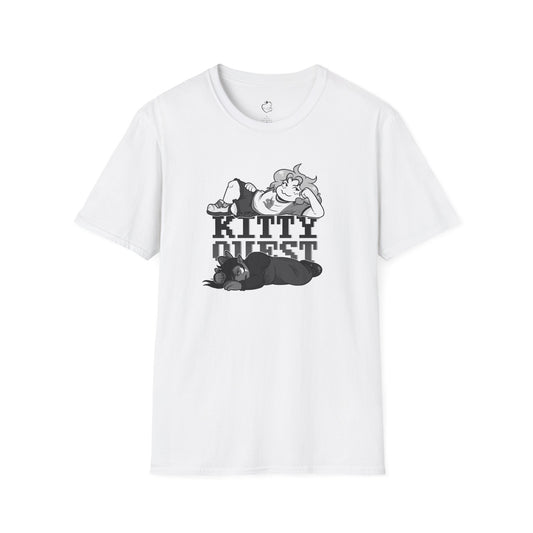 Kittyquest "KITTYQUEST" B&W T-Shirt