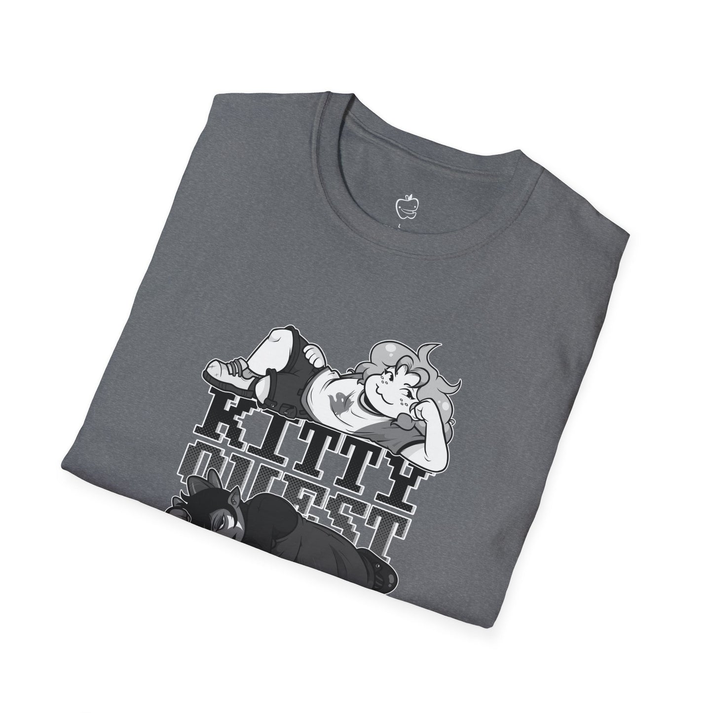Kittyquest "KITTYQUEST" B&W T-Shirt