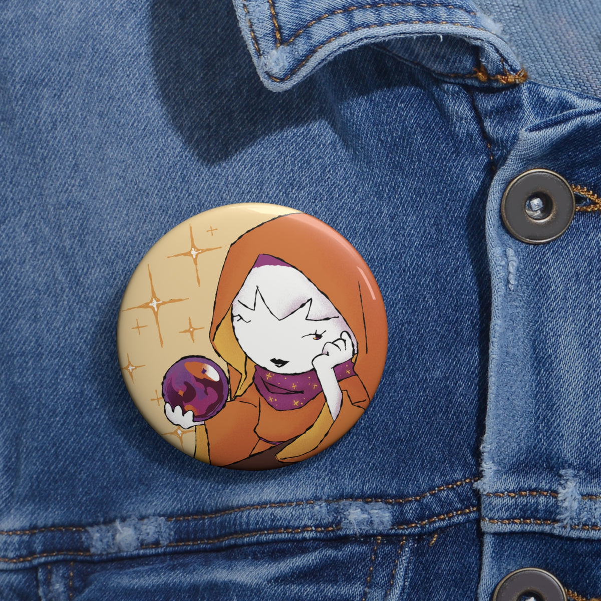 Homeslice "Your Fortune is Void" Pin Buttons