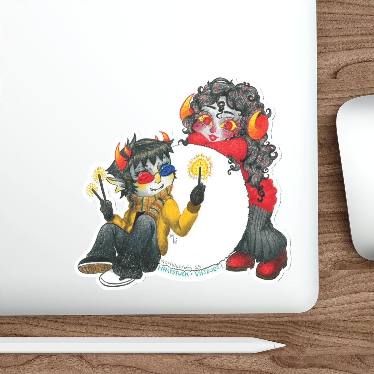 VHS Dubs "Snow Day in Alternia" Sticker