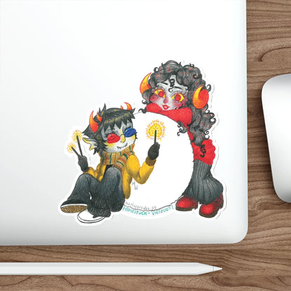 VHS Dubs "Snow Day in Alternia" Sticker