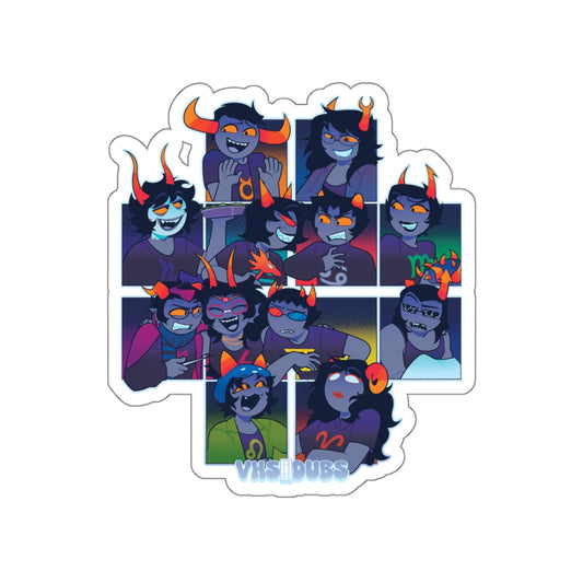 VHS Dubs "Team Alternia" Sticker