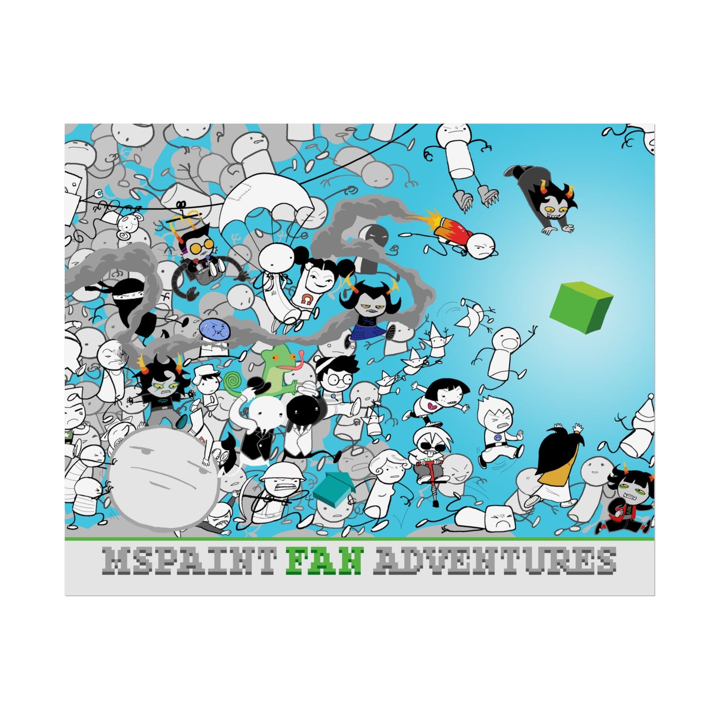 MSPaint Fan Adventures Poster