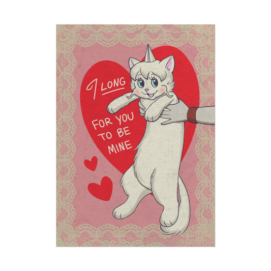 VHS Dubs "Valentines Cat" Print
