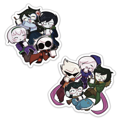 Homeslice "Bundled Up Friends" Stickers