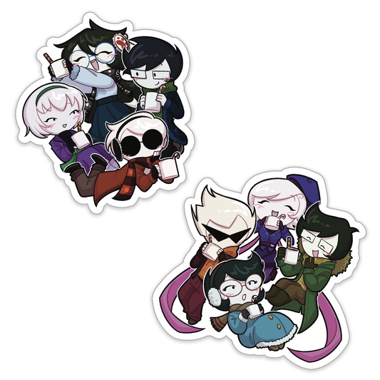 Homeslice "Bundled Up Friends" Stickers
