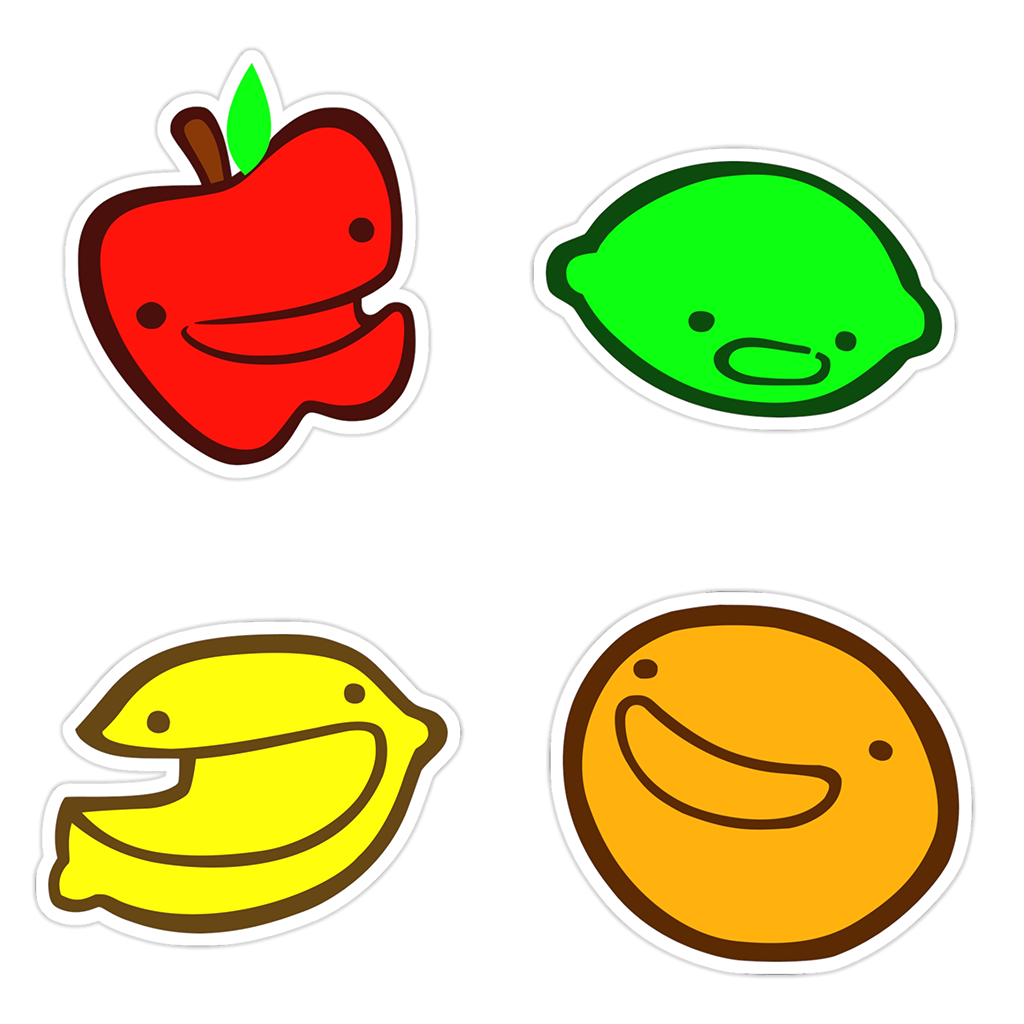 FRAF "Fruity Rumpus" Stickers
