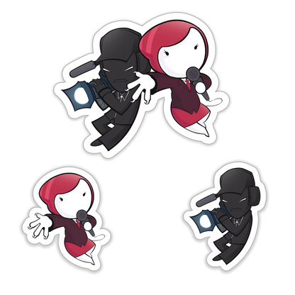 Homeslice "Lights, Camera!" Stickers
