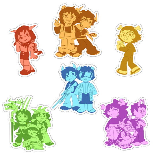 Vast Error "Hemospectrum Pride" Stickers