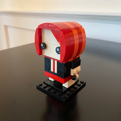 Homeslice "Ms. Paint BrickHeadz" Brick Building Set Instructions