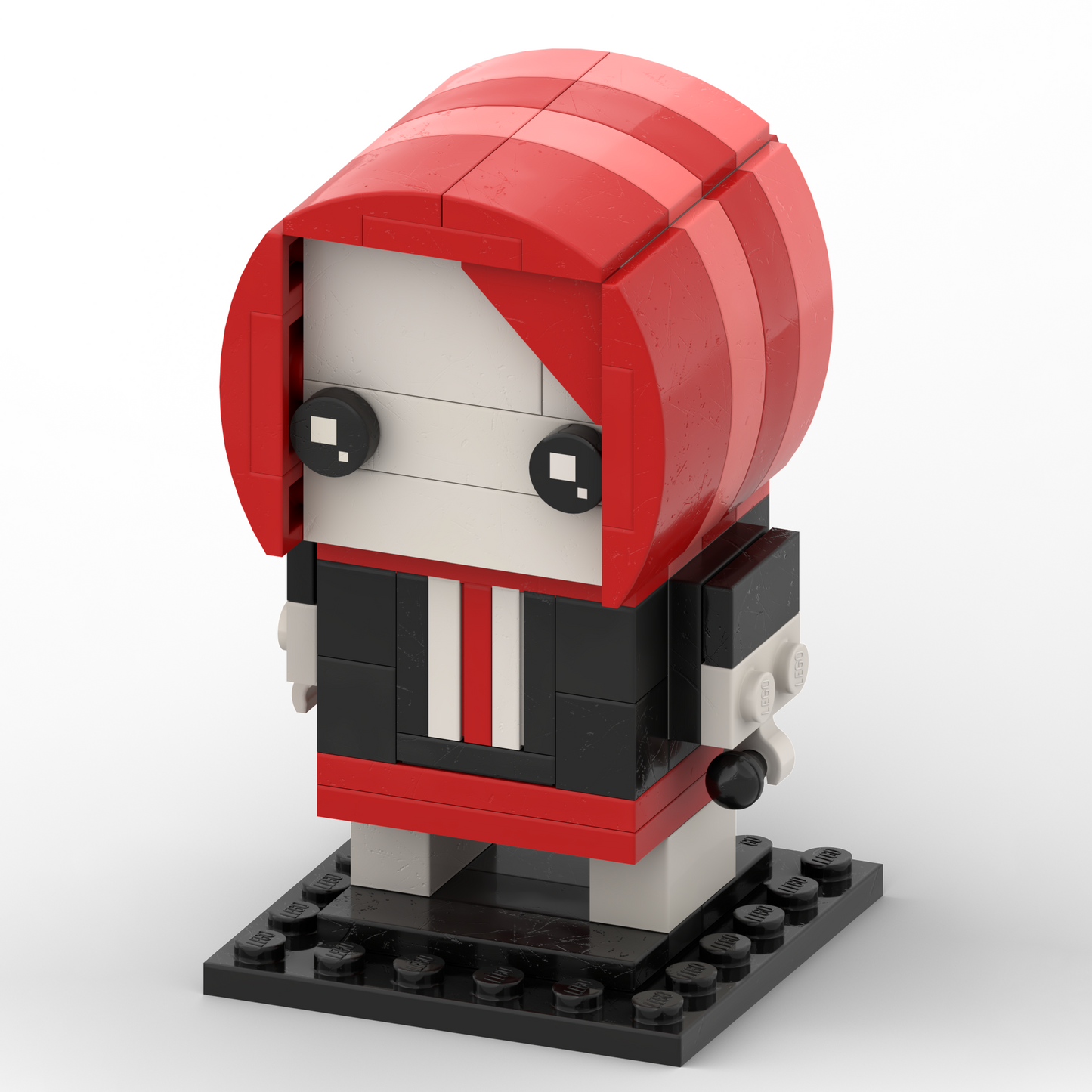 Homeslice "Ms. Paint BrickHeadz" Brick Building Set Instructions