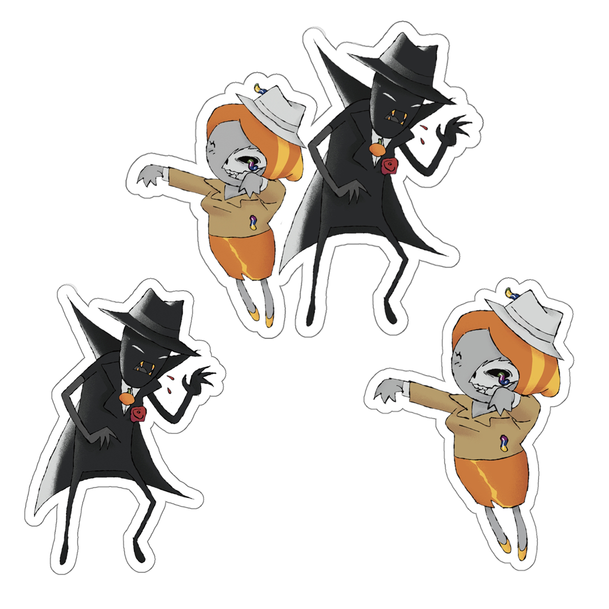 Homeslice "Past Midnight Crew" Stickers