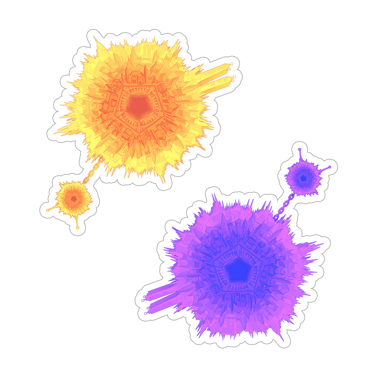 Project Soundpage "Prospit/Derse" Stickers