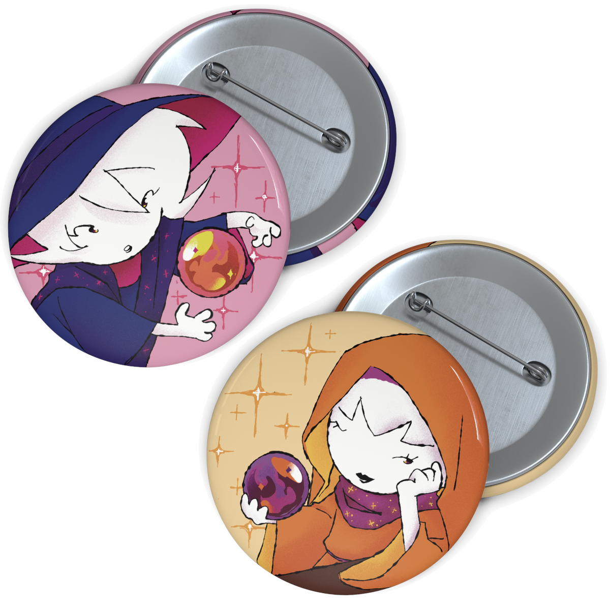 Homeslice "Your Fortune is Void" Pin Buttons