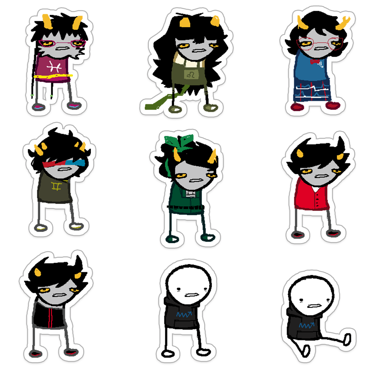 Befriendus Scribble Stickers