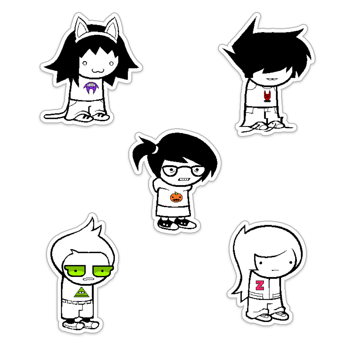 Sburb.EXE Sprite Stickers
