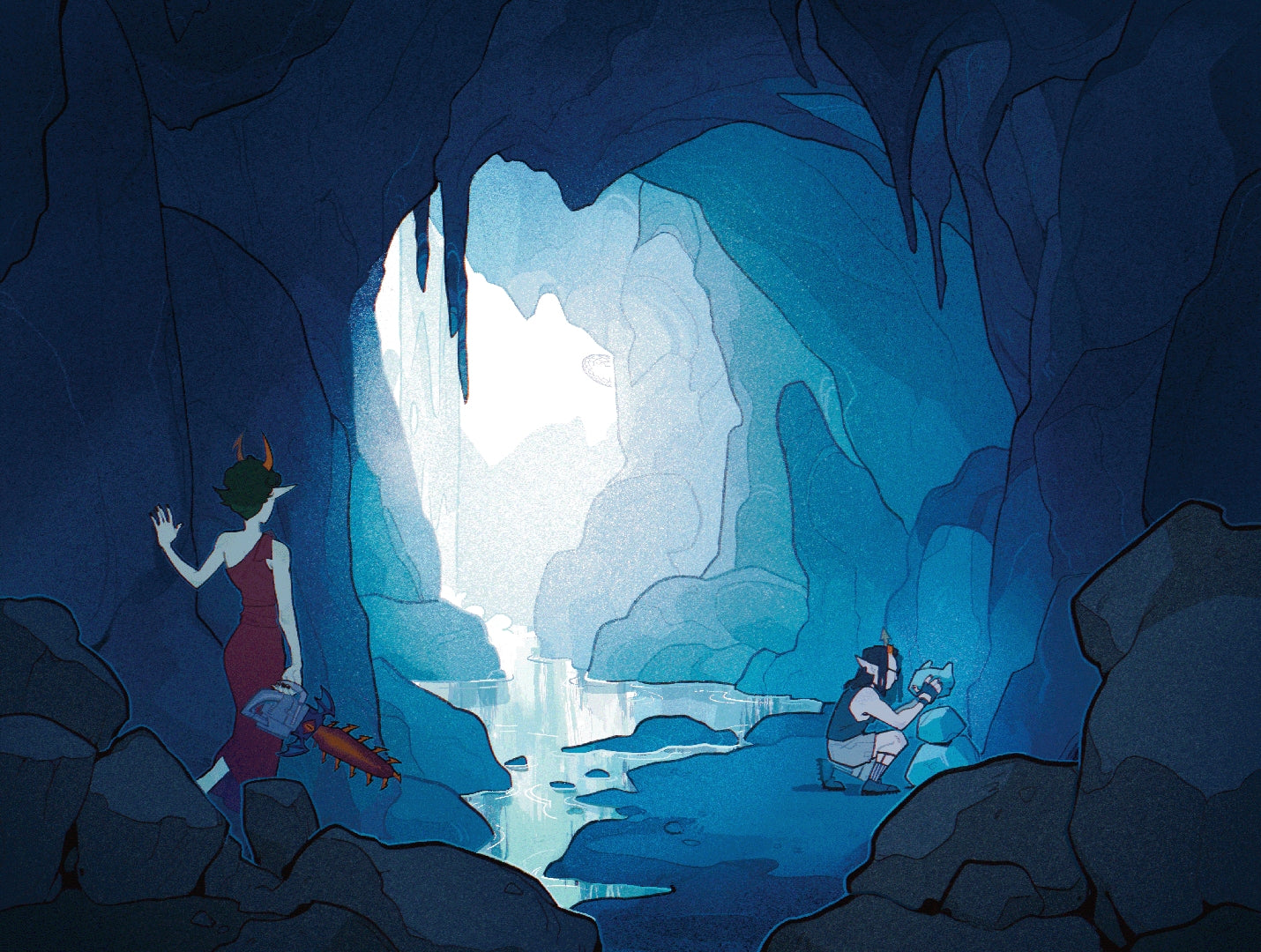 November 2025 "Land of Caves and Silence" Print